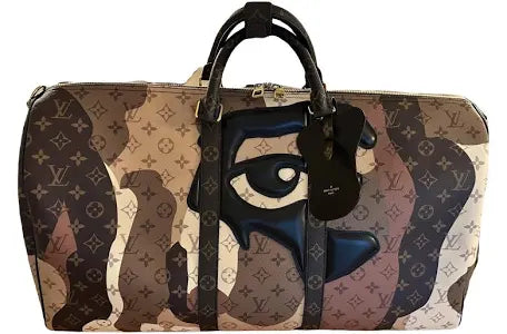 Eye duffle bag monogram