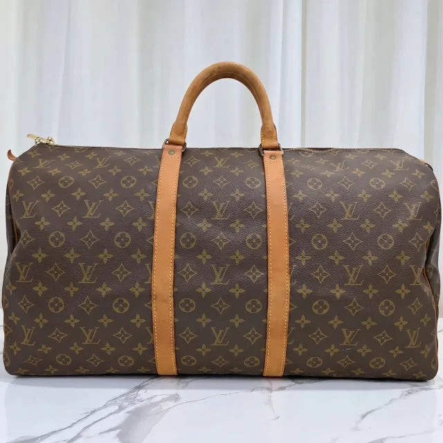 Lv monogram duffle brown