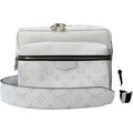 White lv man bag
