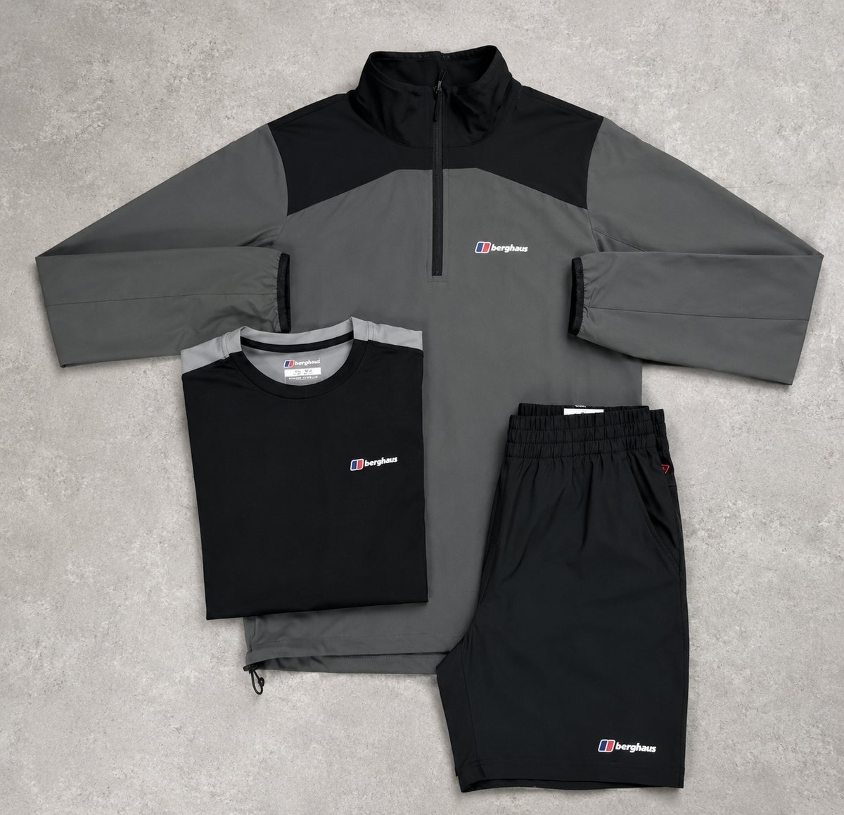 Berghaus grey 3 piece set